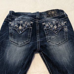 Miss Me Skinny Jeans with Faux Flap Back Pockets